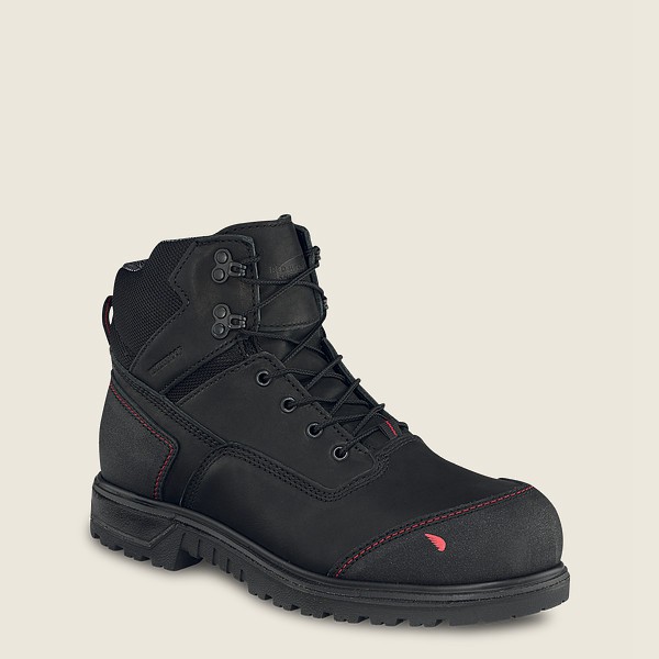 Bottes de Sécurité Red Wing - Brnr Xp - 6-Inch Waterproof Toe - Noir/Grise - Homme 713STHPCU